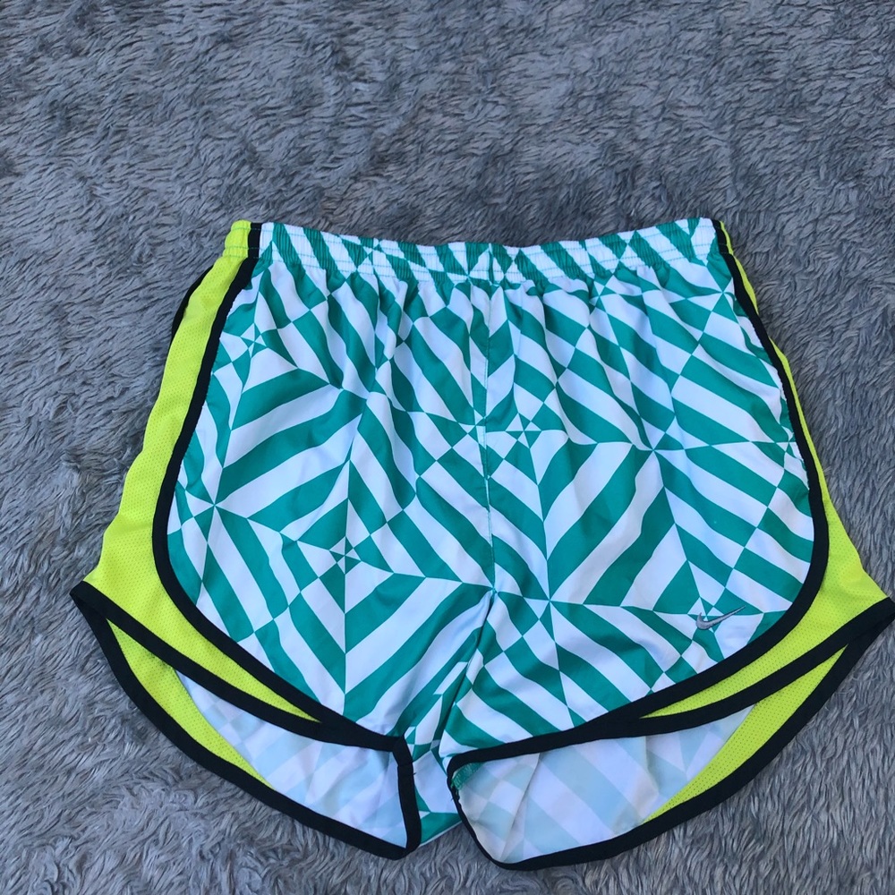 Nike Dri Fit Running Shorts Size M Neon